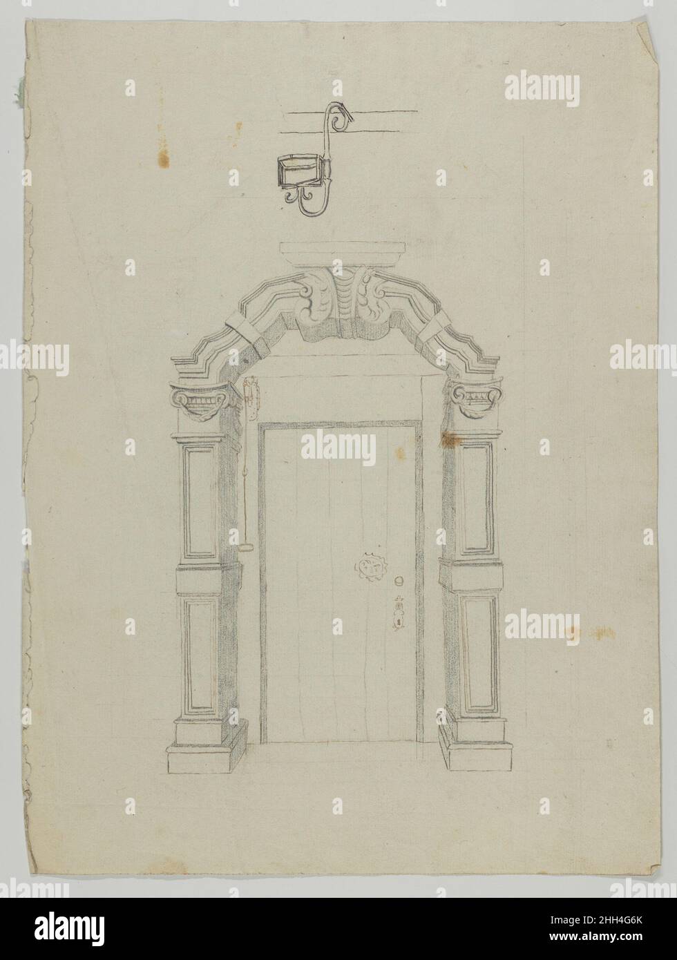 Design for a Door ca. 1700–1725 Anonymous, Flemish Flemish. Design for ...