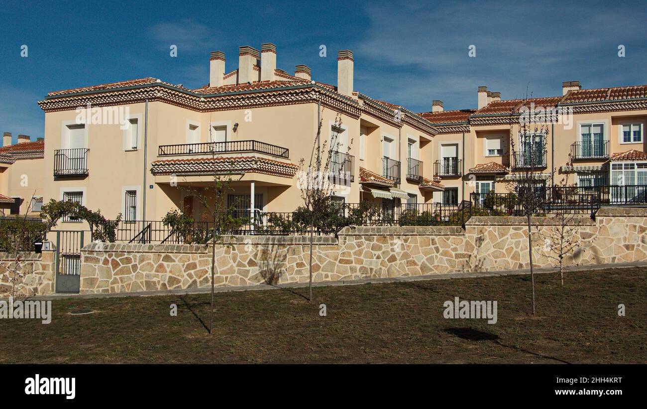 Residential houses in Avila,Castile and Leon,Spain,Europe Stock Photo Alamy