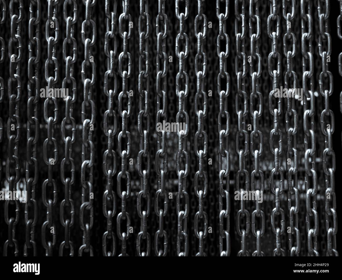Chains hanging wall chain hi-res stock photography and images - Alamy