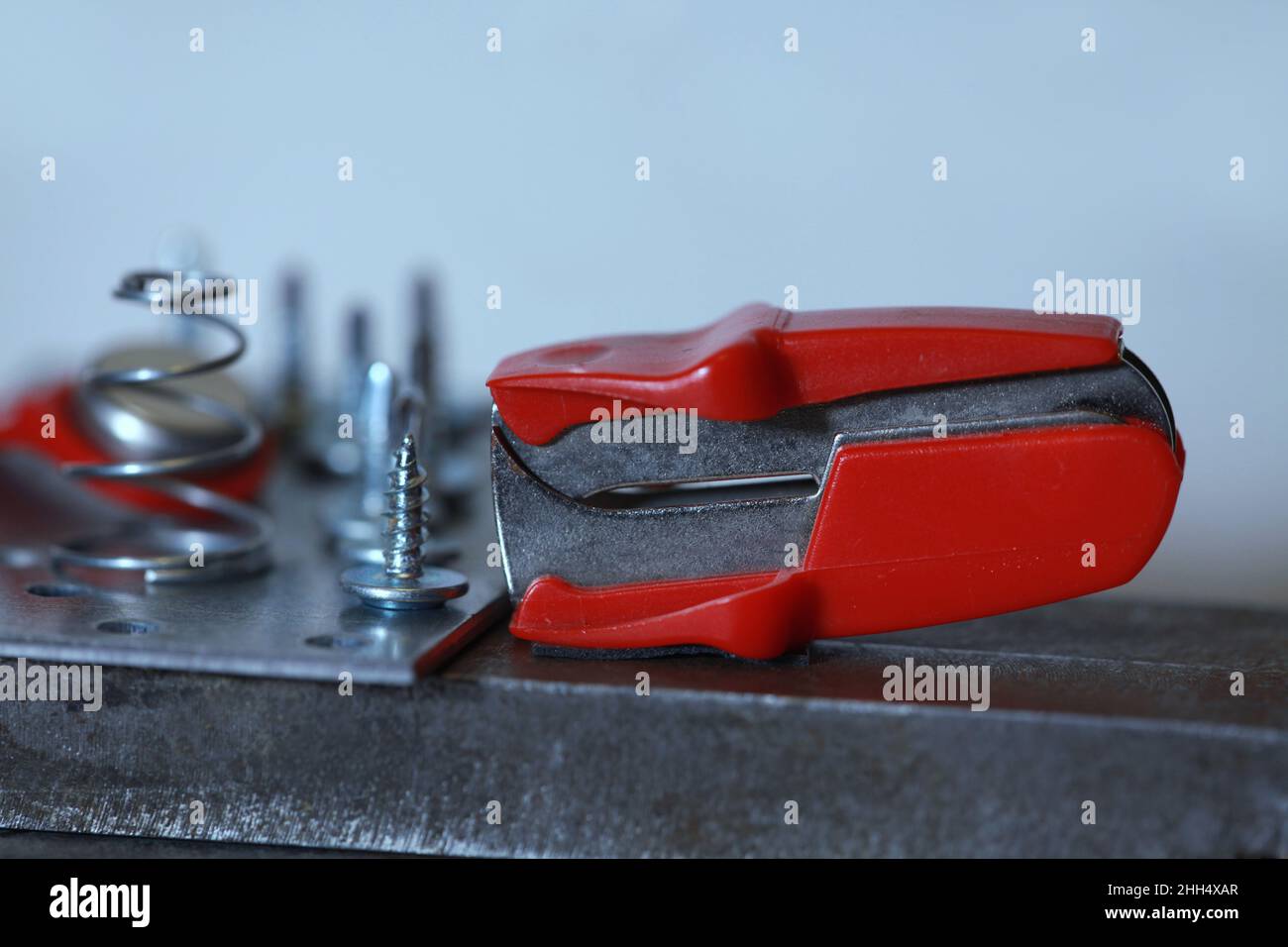 staple remover close-up still life Stock Photo