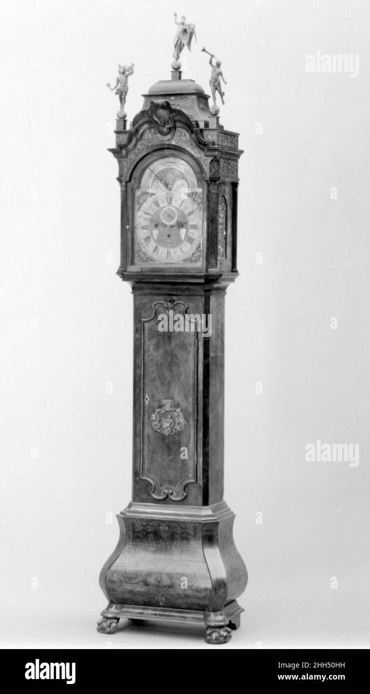 Longcase clock second quarter 18th century Clockmaker Gerrit van der