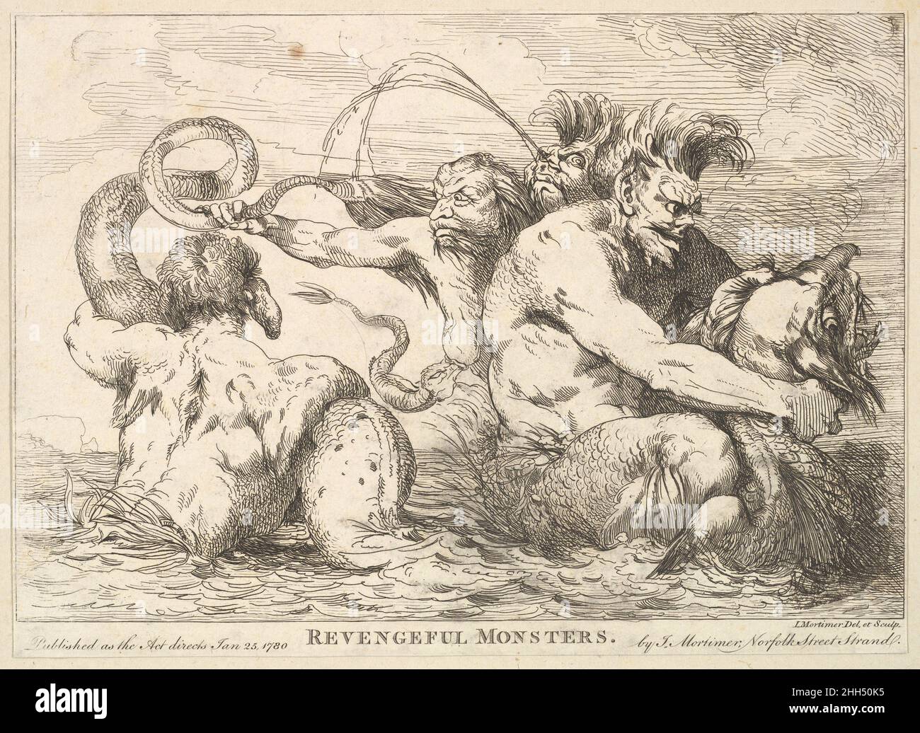 Revengeful Monsters January 25, 1780 John Hamilton Mortimer British ...