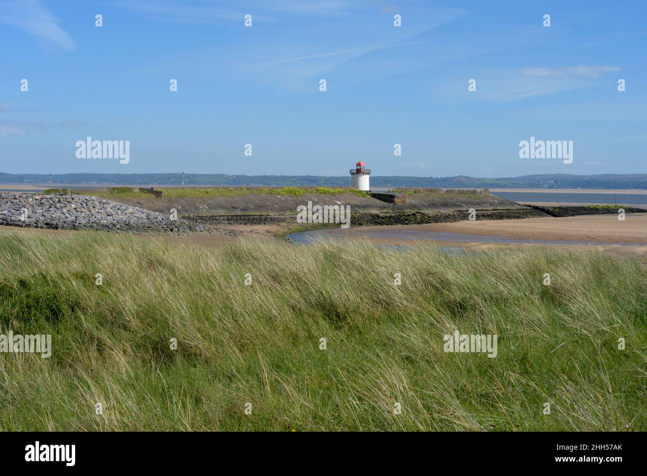 Burry Port Lighthouse Stock Photo Alamy