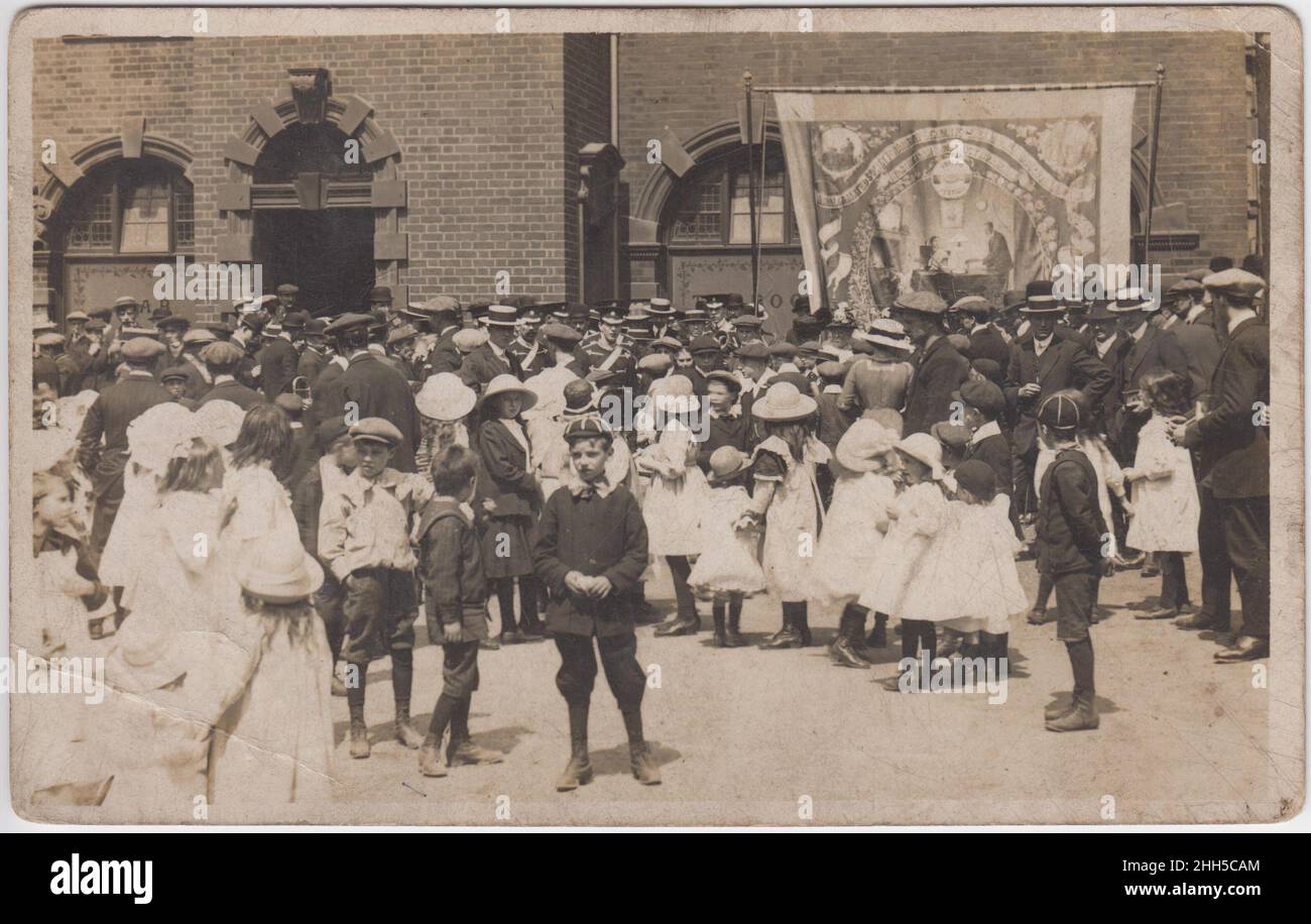 Amalgamated Society of Railway Servants Widows & Orphans Fund procession, 1904 Stock Photo