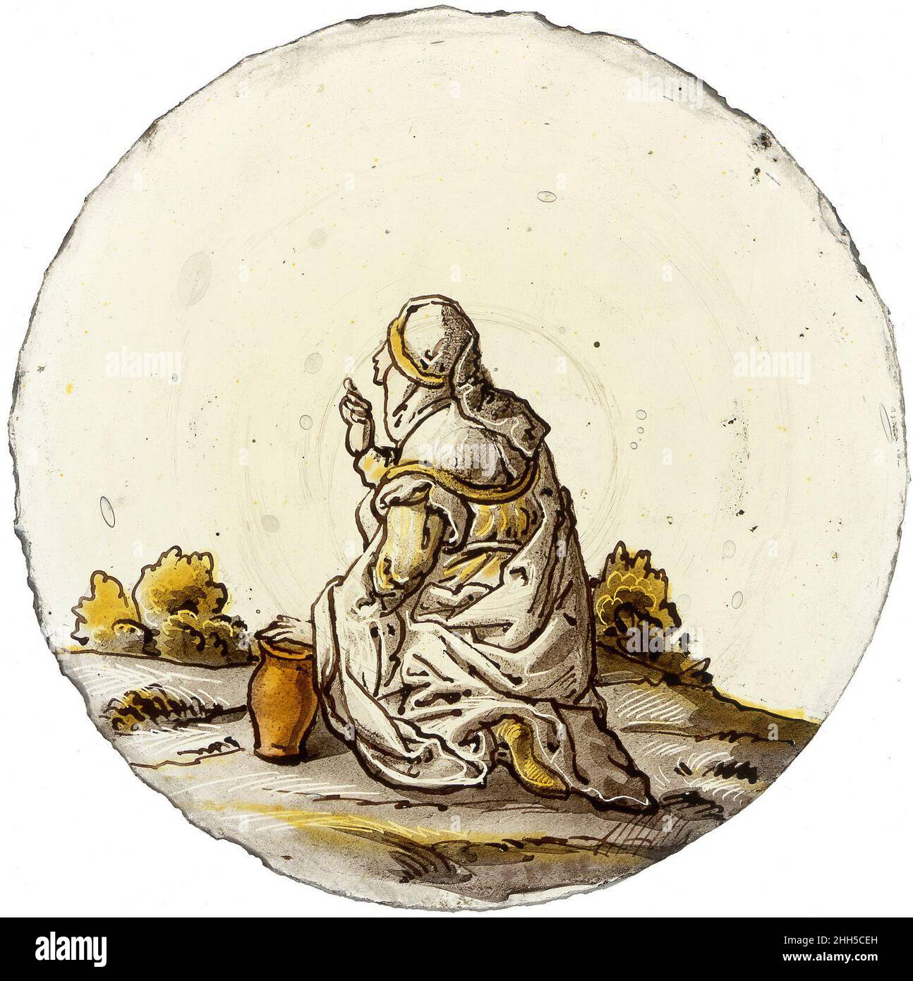 Saint Mary Magdalene 17th–18th century possibly Dutch. Saint Mary Magdalene  196570 Stock Photo