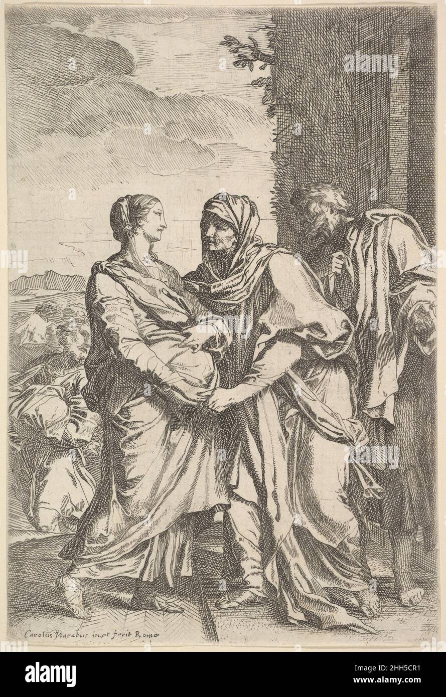 The Visitation Carlo Maratti Italian. The Visitation 400342 Stock Photo ...