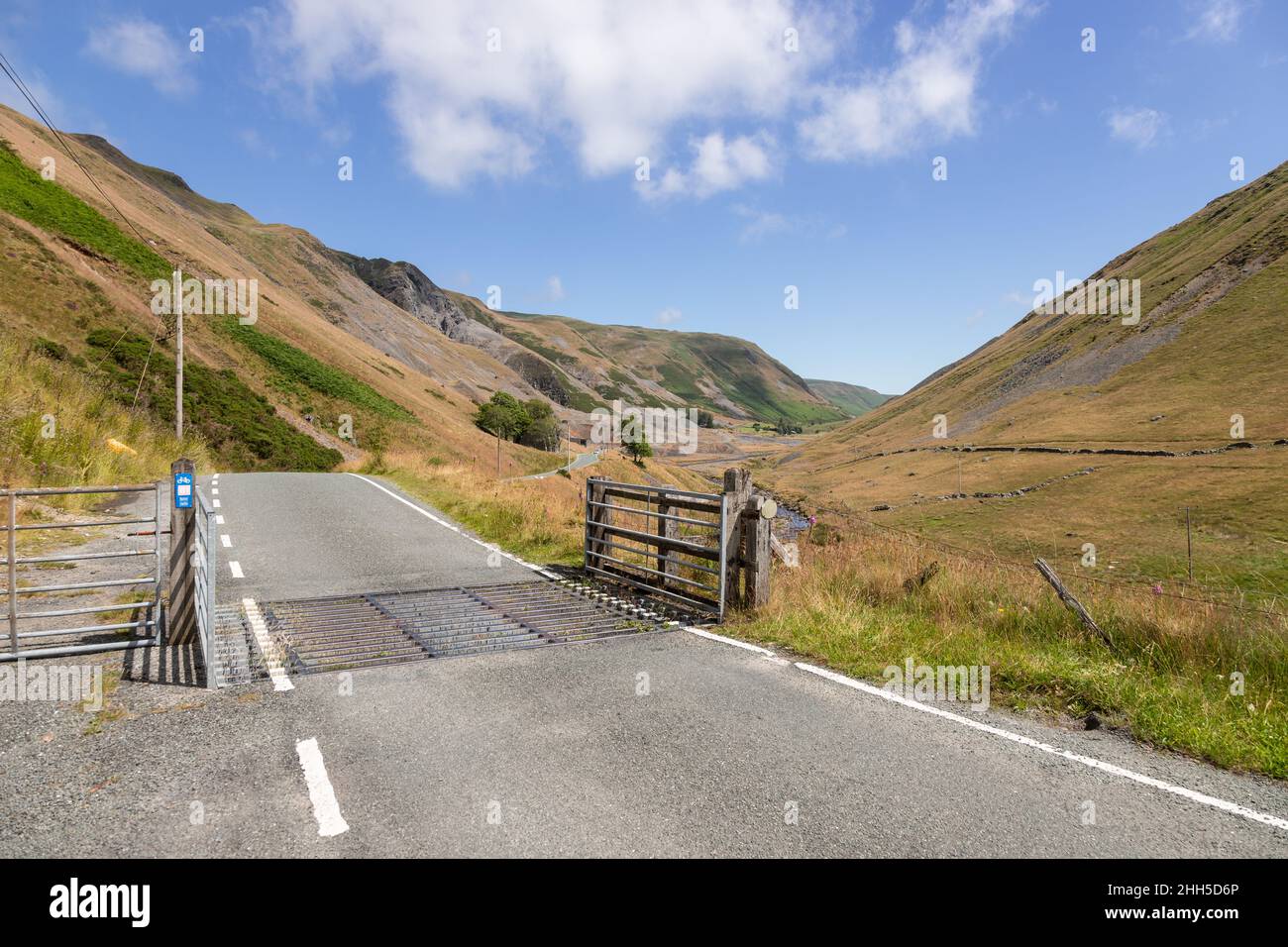 The Cwmystwyth valley in Ceredigion, Wales Stock Photo