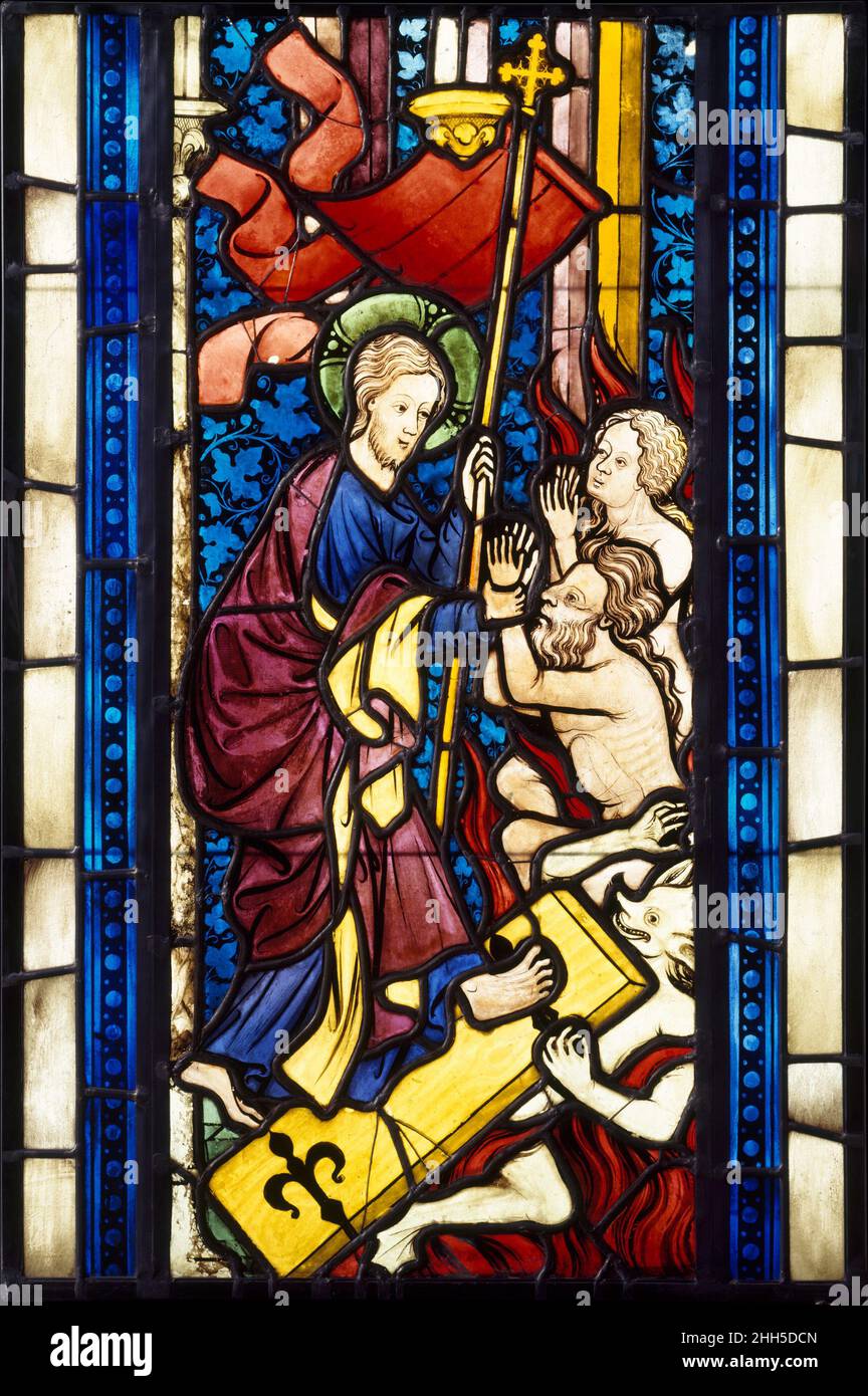 The Harrowing of Hell ca. 1390 Austrian. The Harrowing of Hell