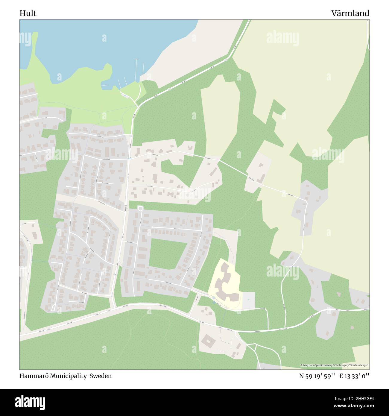Hult, Hammarö Municipality, Sweden, Värmland, N 59 19' 59'', E 13 33' 0 ...