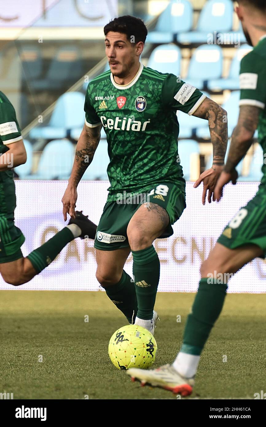 The referee Giovanni Ayroldi during SPAL vs AC Pisa, Italian