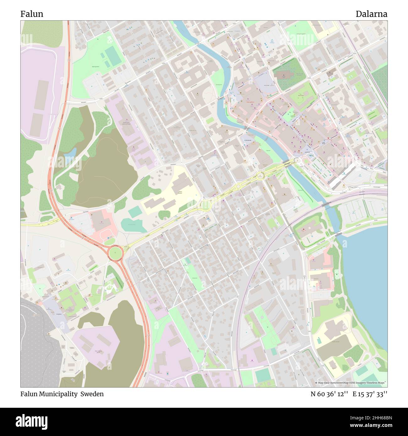 Falun, Falun Municipality, Sweden, Dalarna, N 60 36' 12'', E 15 37' 33 ...