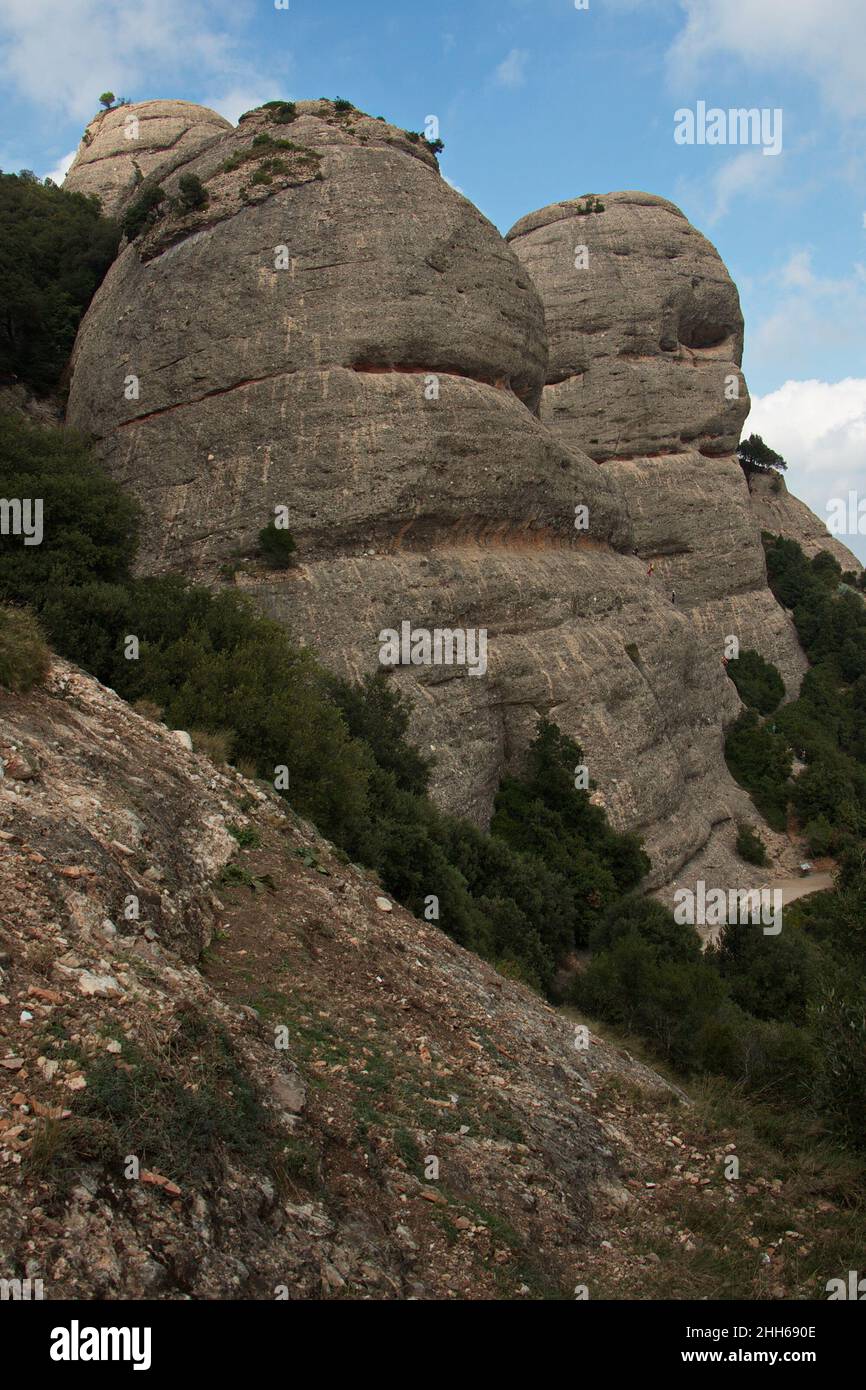 Landscape at the hiking track to Ermita de Sant Joan over Santa Maria ...