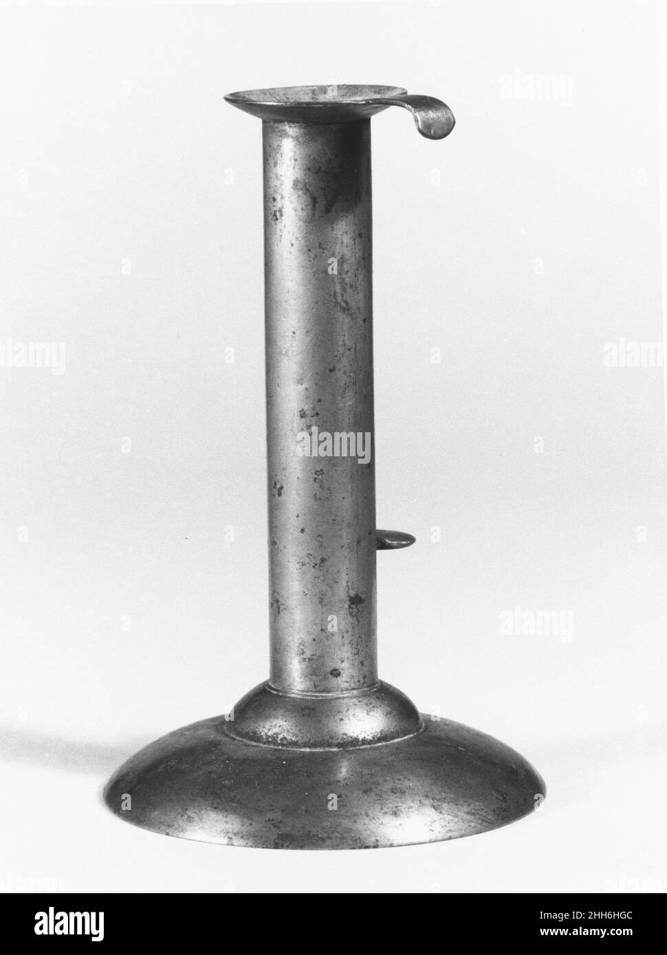 Candlestick 1820–60 United Society of Believers in Christ’s Second Appearing (“Shakers”), Mount Lebanon, New York. Candlestick  1216 Stock Photo
