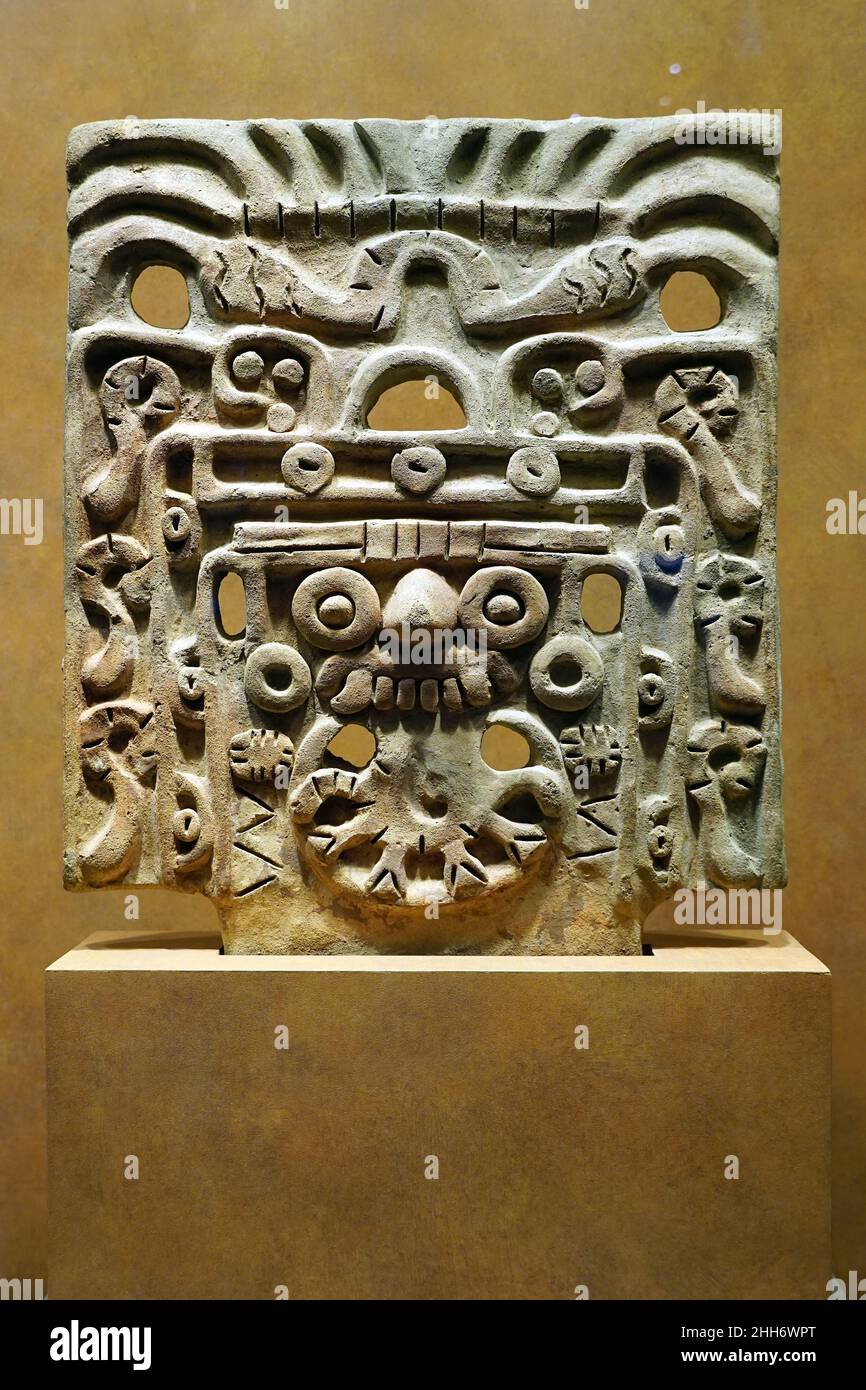 Aztec Figurehead Tlaloc (god in Aztec religion) figurehead, National Museum of ...