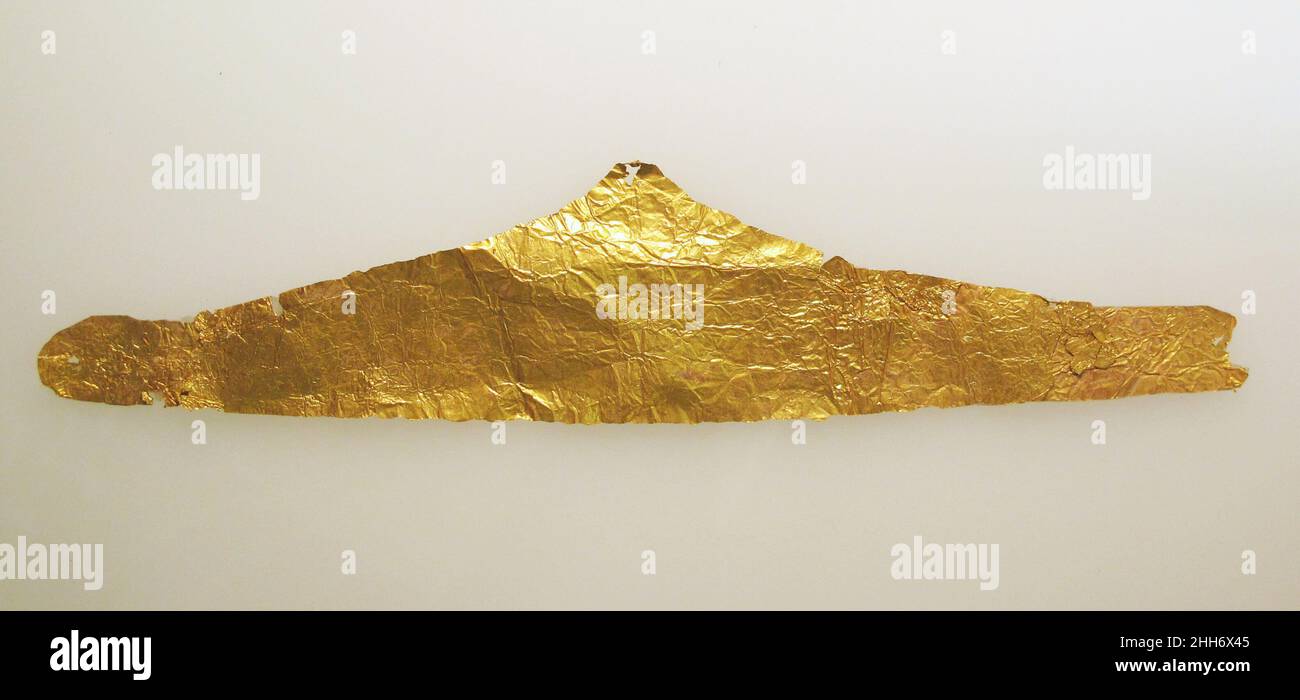 Frontlets Picture Frontlet of gold leaf. Frontlet of gold leaf. Gold. Gold and Silver ...