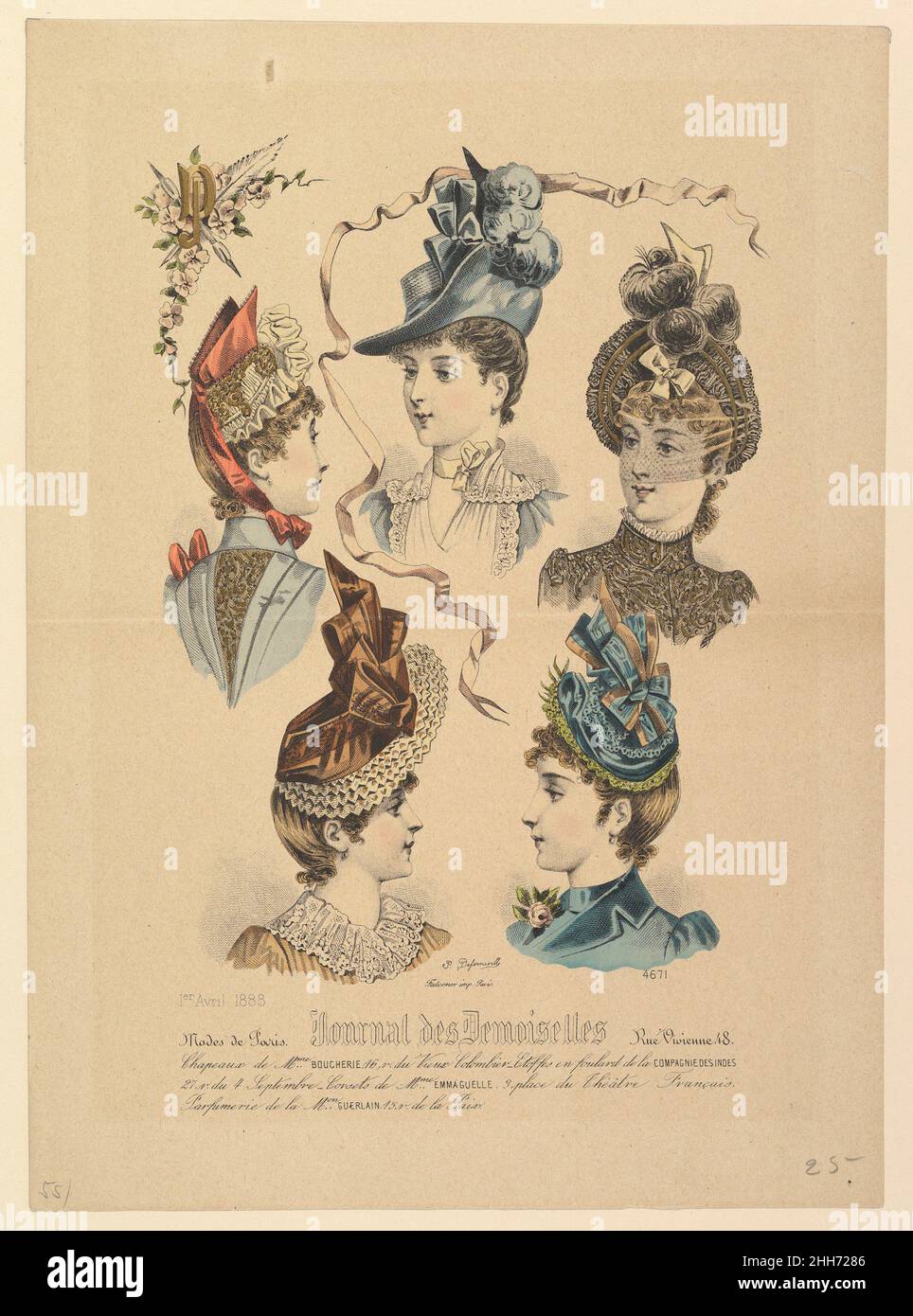 Journal des demoiselles hi-res stock photography and images - Alamy