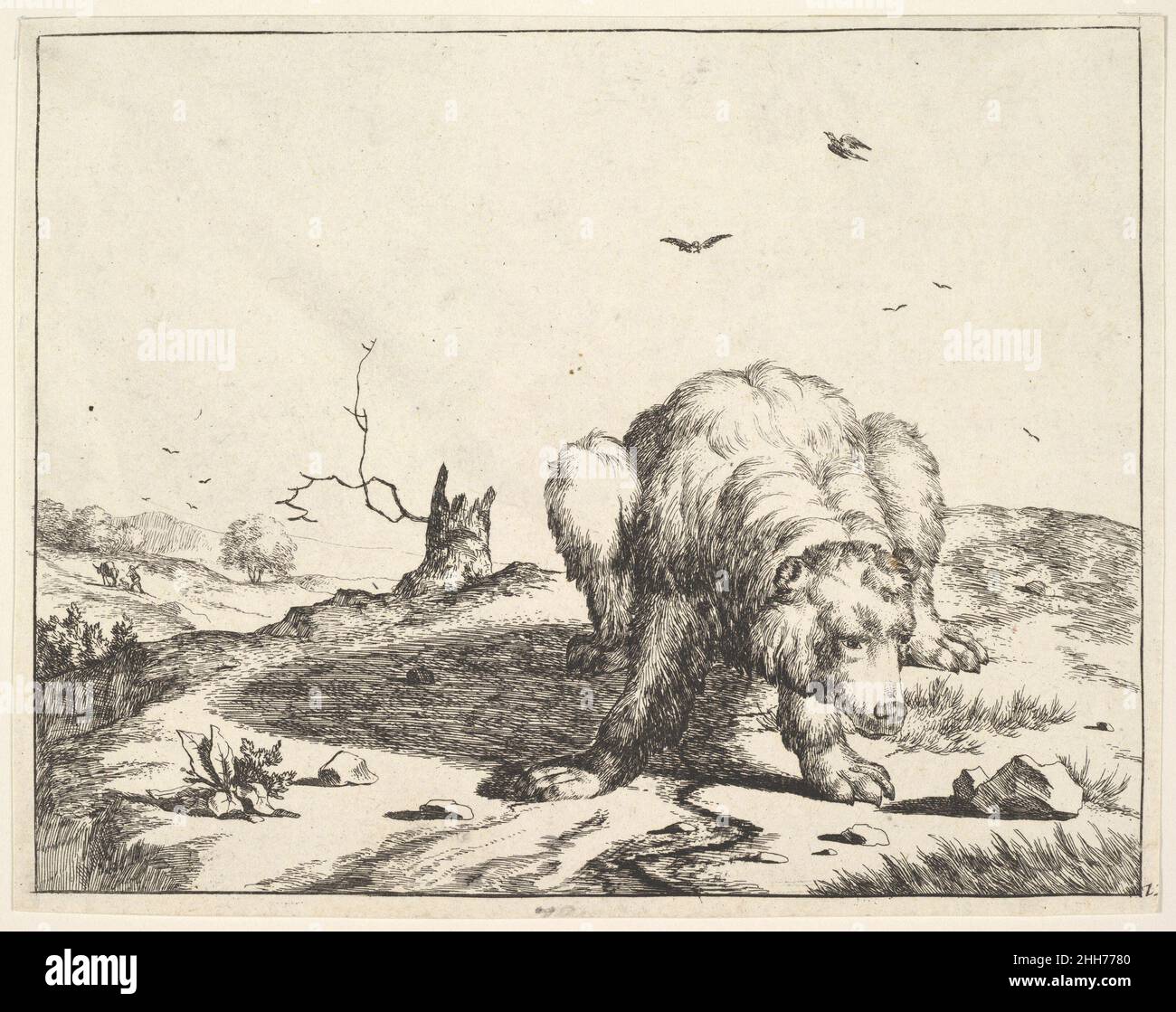 Dutch Bye from The Set of The Bears ca. 1664 Marcus de Bye Dutch. from The Set of ...