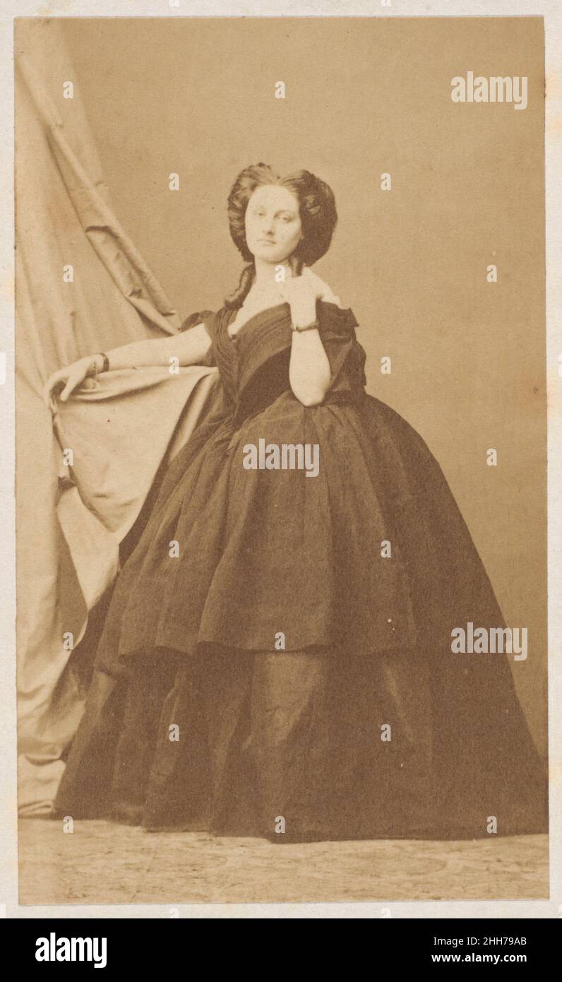 Photo Ancienne CDV - Portrait De Femme - Mode Vers 1860 - Paris Pierson