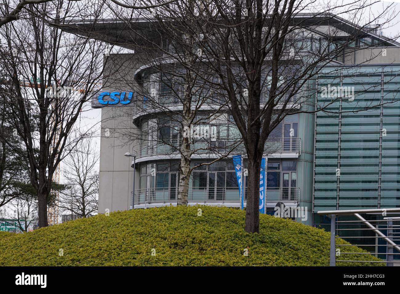 CSU party headquarters in Parkstadt Schwabing in Munich. Stock Photo