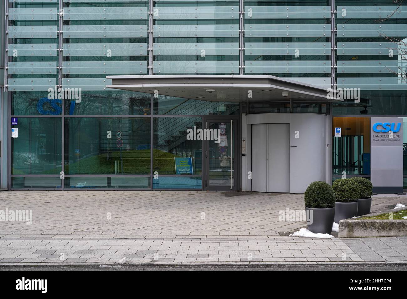 CSU party headquarters in Parkstadt Schwabing in Munich. Stock Photo