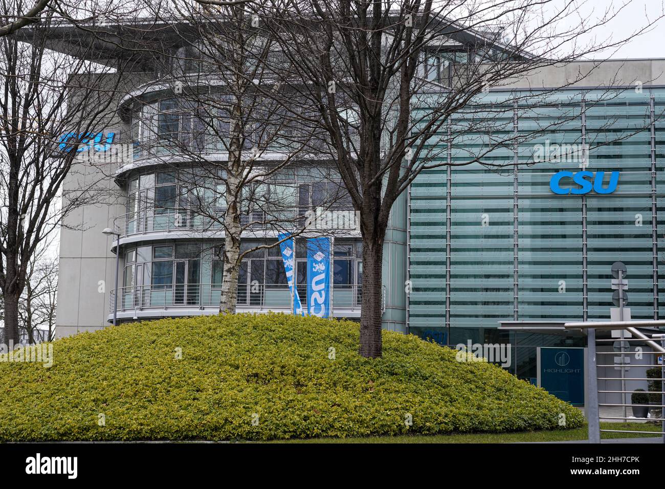 CSU party headquarters in Parkstadt Schwabing in Munich. Stock Photo