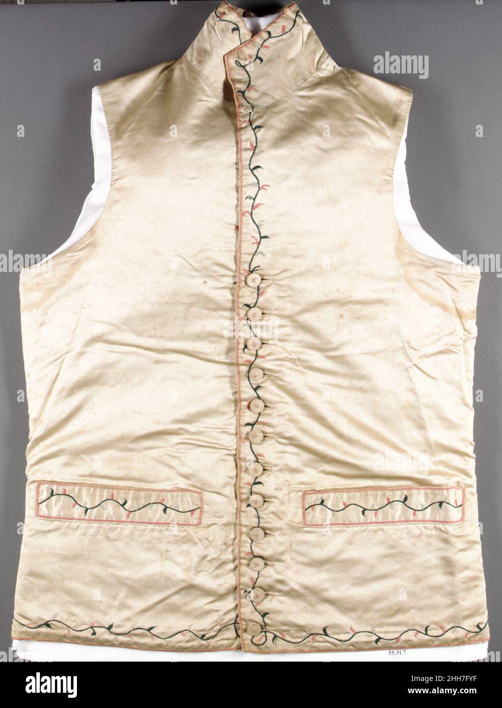 Vest American. Vest. American. embroidered. Made in United States Stock Photo