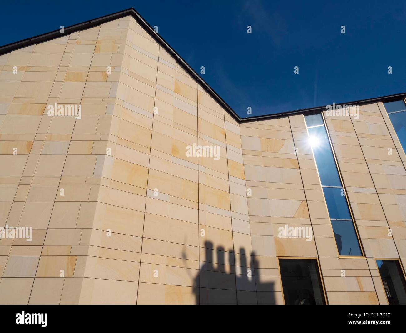 Galashiels, Selkirkshire, Scotland - the Great Tapestry of Scotland building Stock Photo