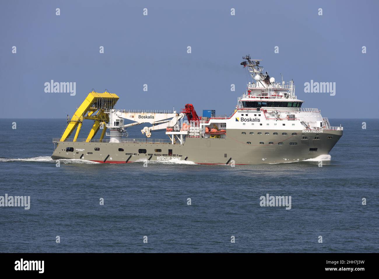 The multipurpose ship BOKA Falcon will reach the port of Rotterdam on