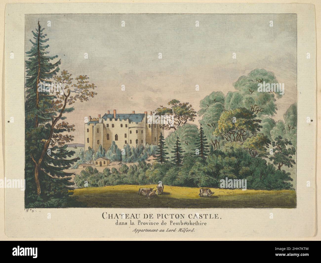 Chateau de Picton Castle 173543 Anonymous, French, 18th century French