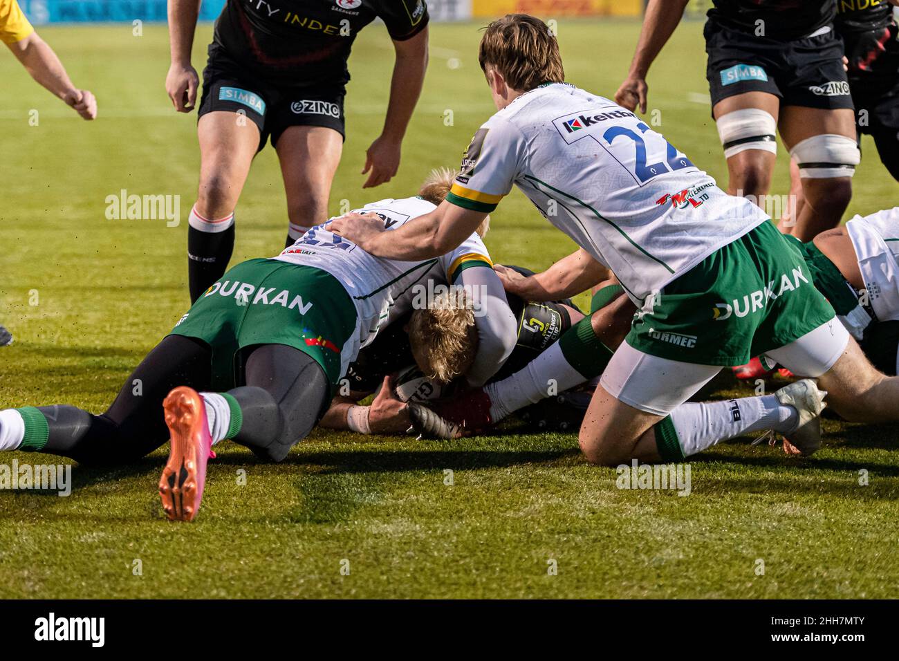 LONDON, United Kingdom. 23th Jan, 2022. during the EPCR Challenge Cup ...