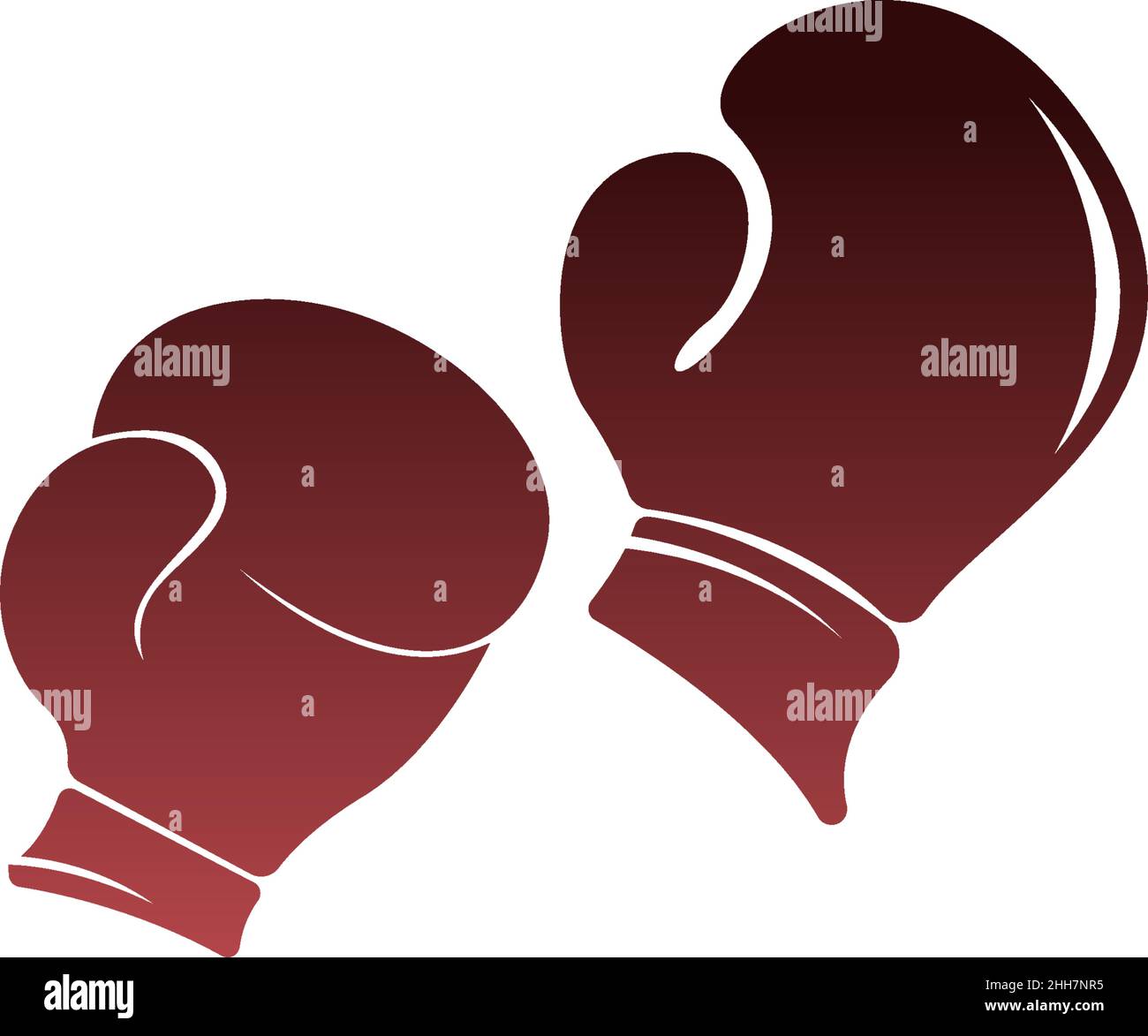 Boxing  logo icon design template illustration vector Stock Vector