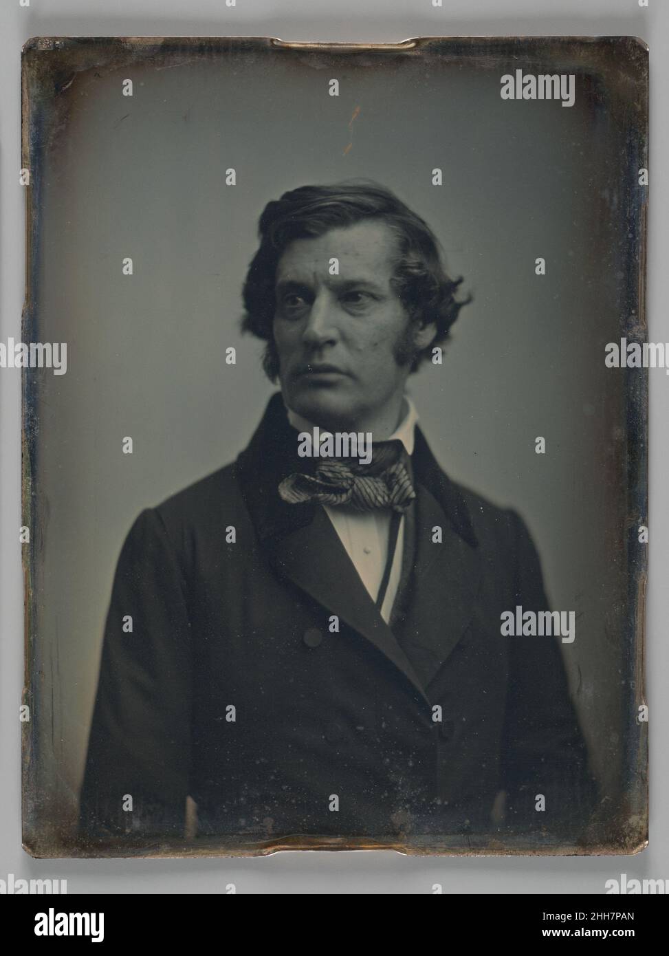 Charles Sumner ca. 1850 Southworth and Hawes American. Charles Sumner. Albert Sands Southworth (American, West Fairlee, Vermont 1811–1894 Charlestown, Massachusetts). ca. 1850. Daguerreotype. Photographs Stock Photo