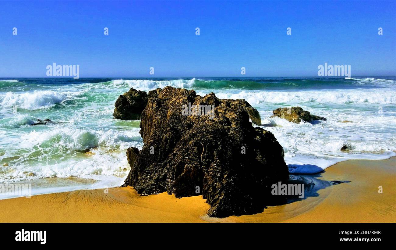 Pacific Ocean at Big Sur, California Stock Photo - Alamy