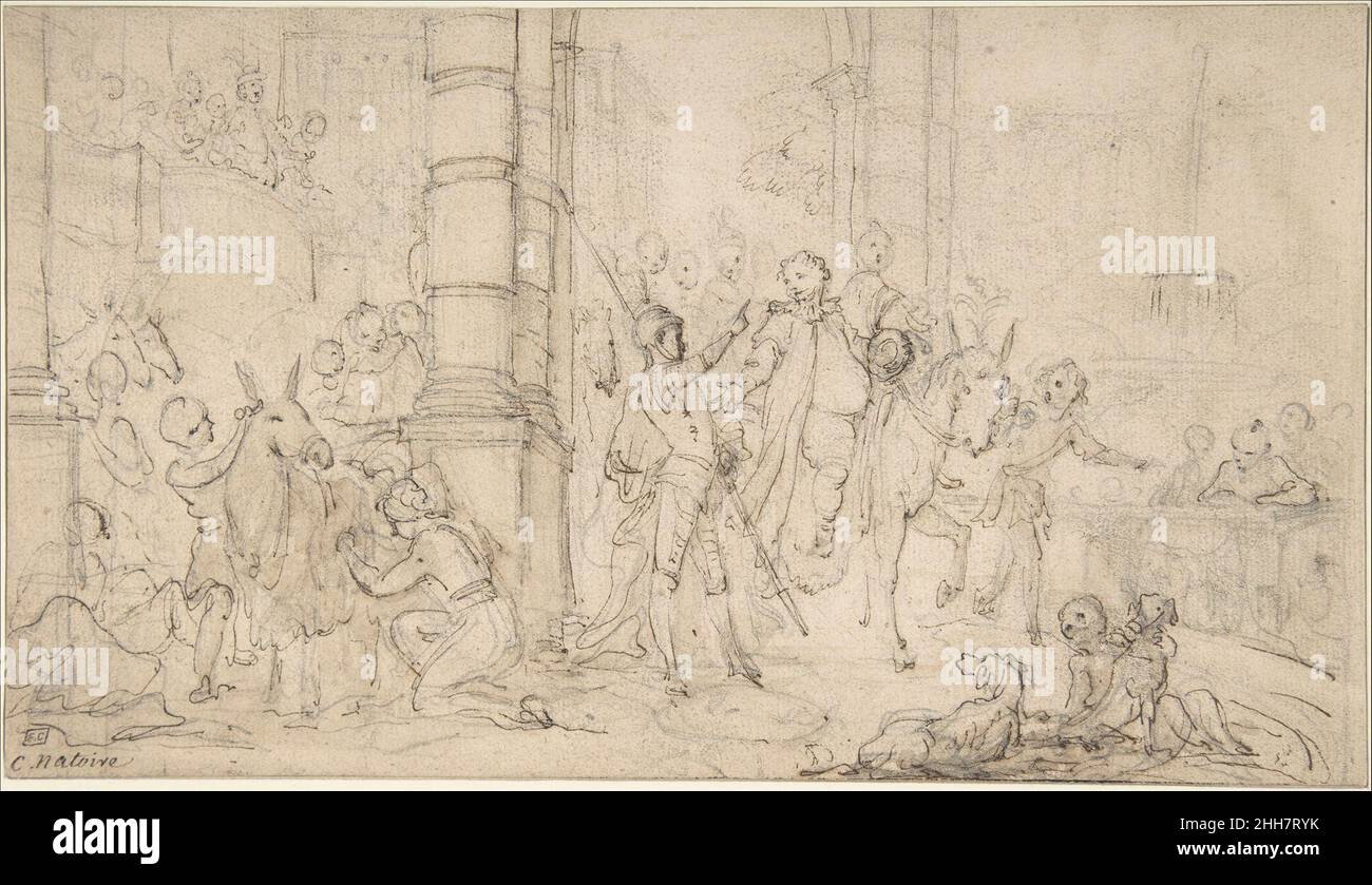 The Departure of Sancho Panza for the Island of Barataria 18th century