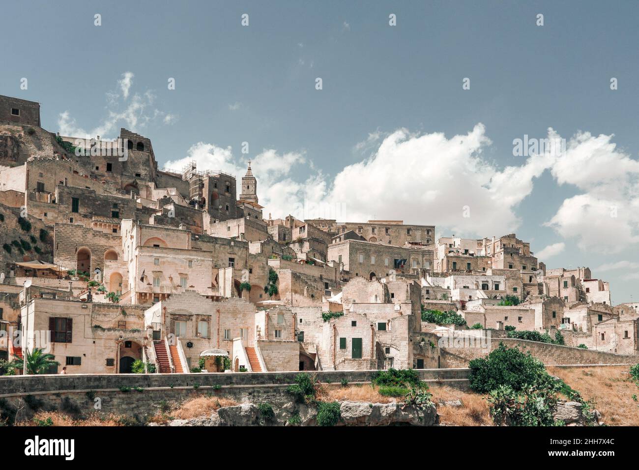 The Sassi Quarter, UNESCO World Heritage Site. Matera, Basilicata, Italy. Stock Photo