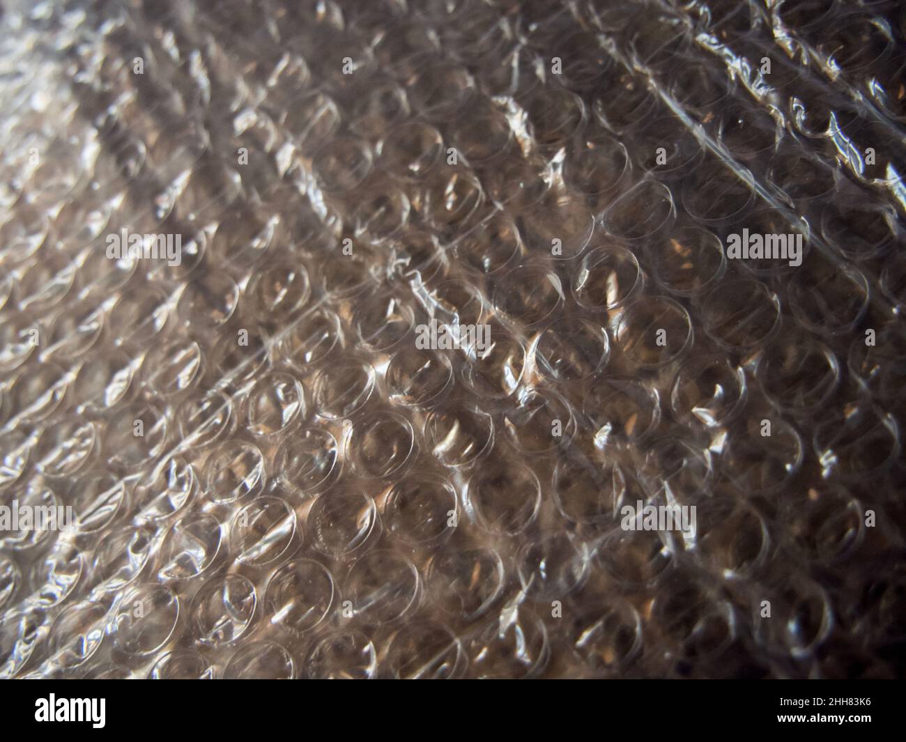 Plastic bubble outlet packing material