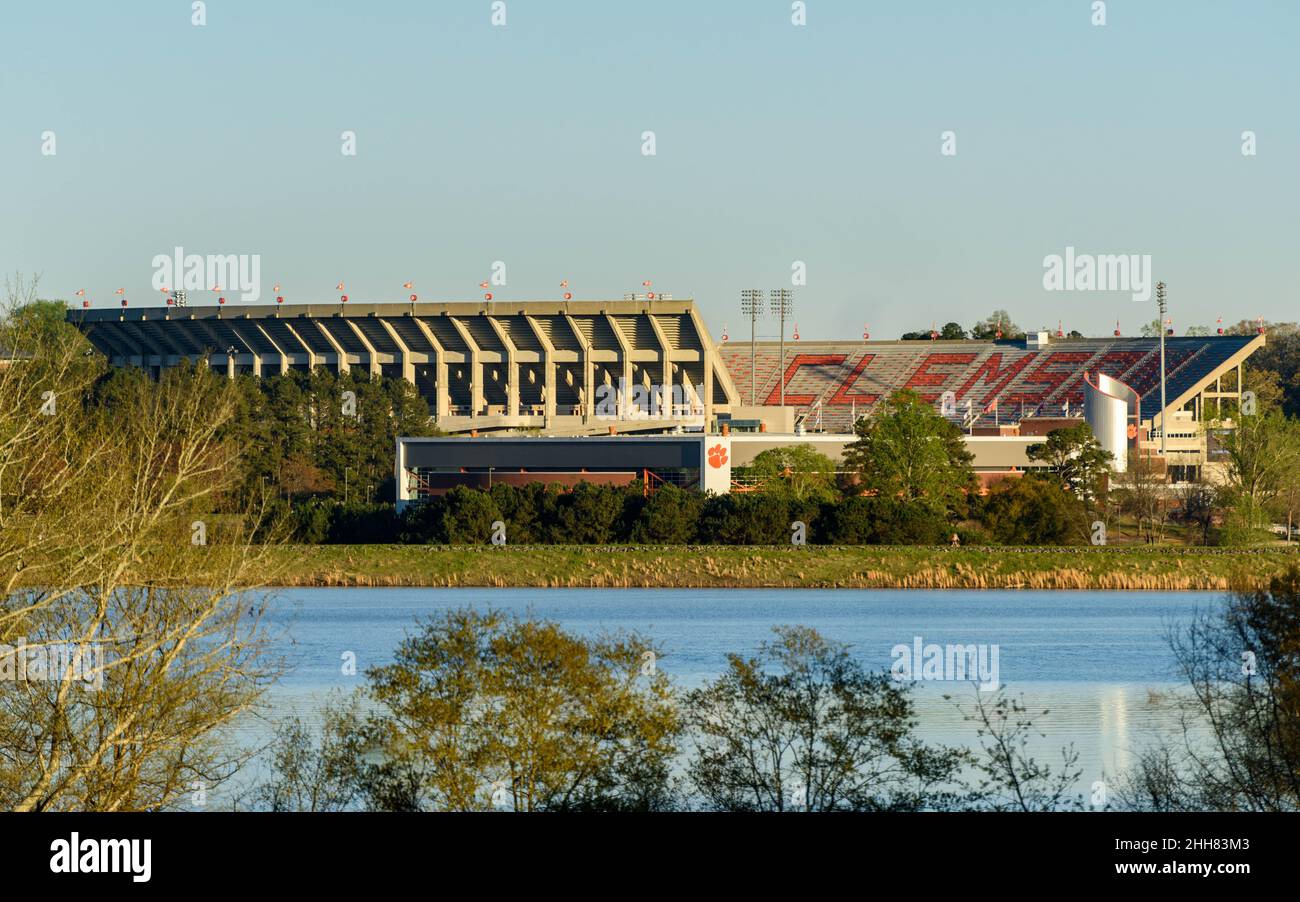 Clemson Memorial Stadium Stock Photo