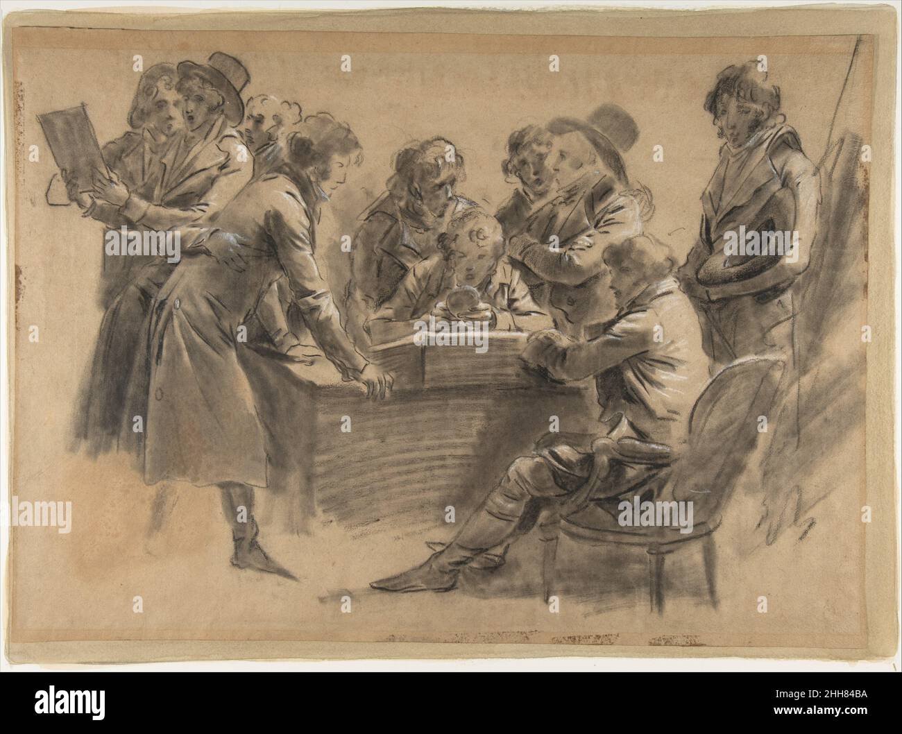 Illustration depicting the turbulent era leading to the French Revolution in the late 18th century