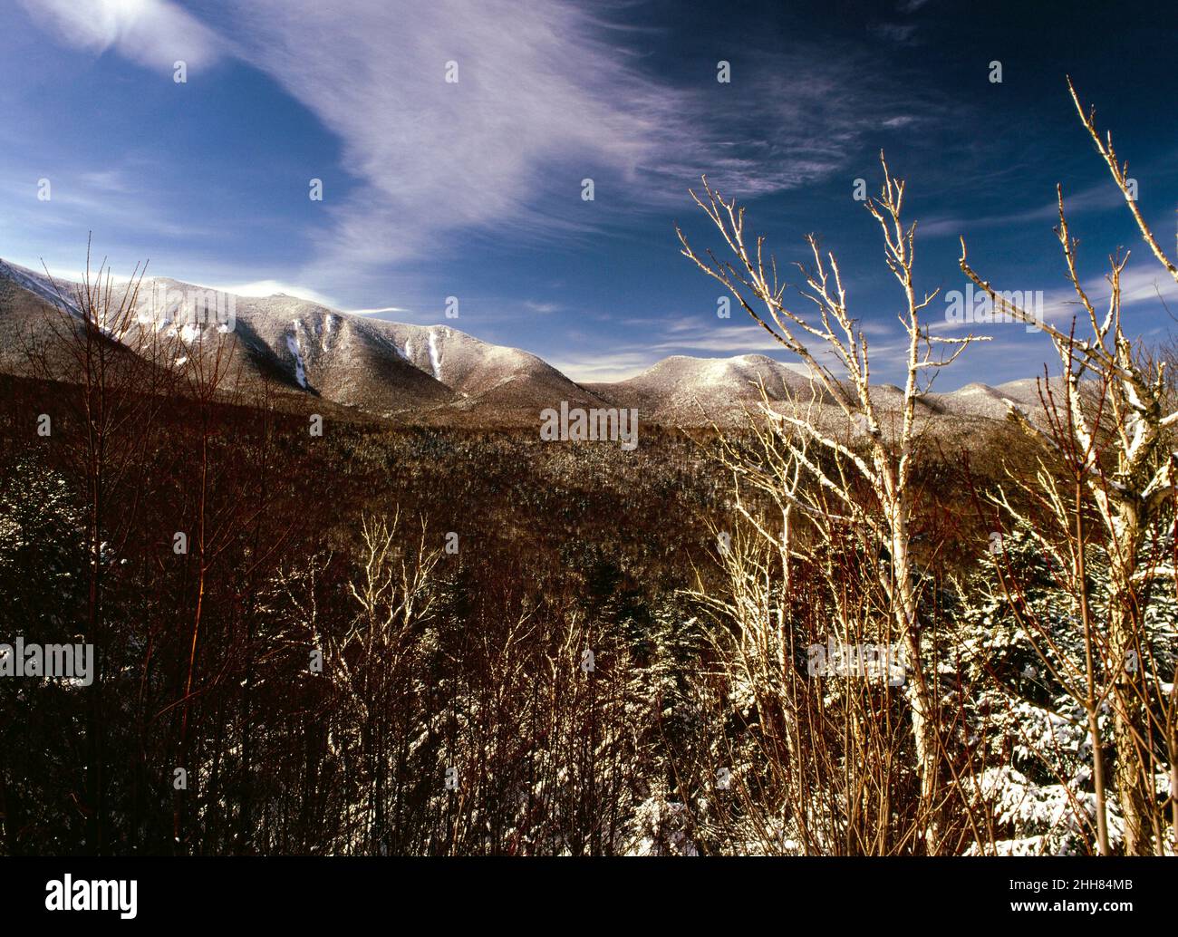 White Mountain National Forest in winter Stock Photo Alamy