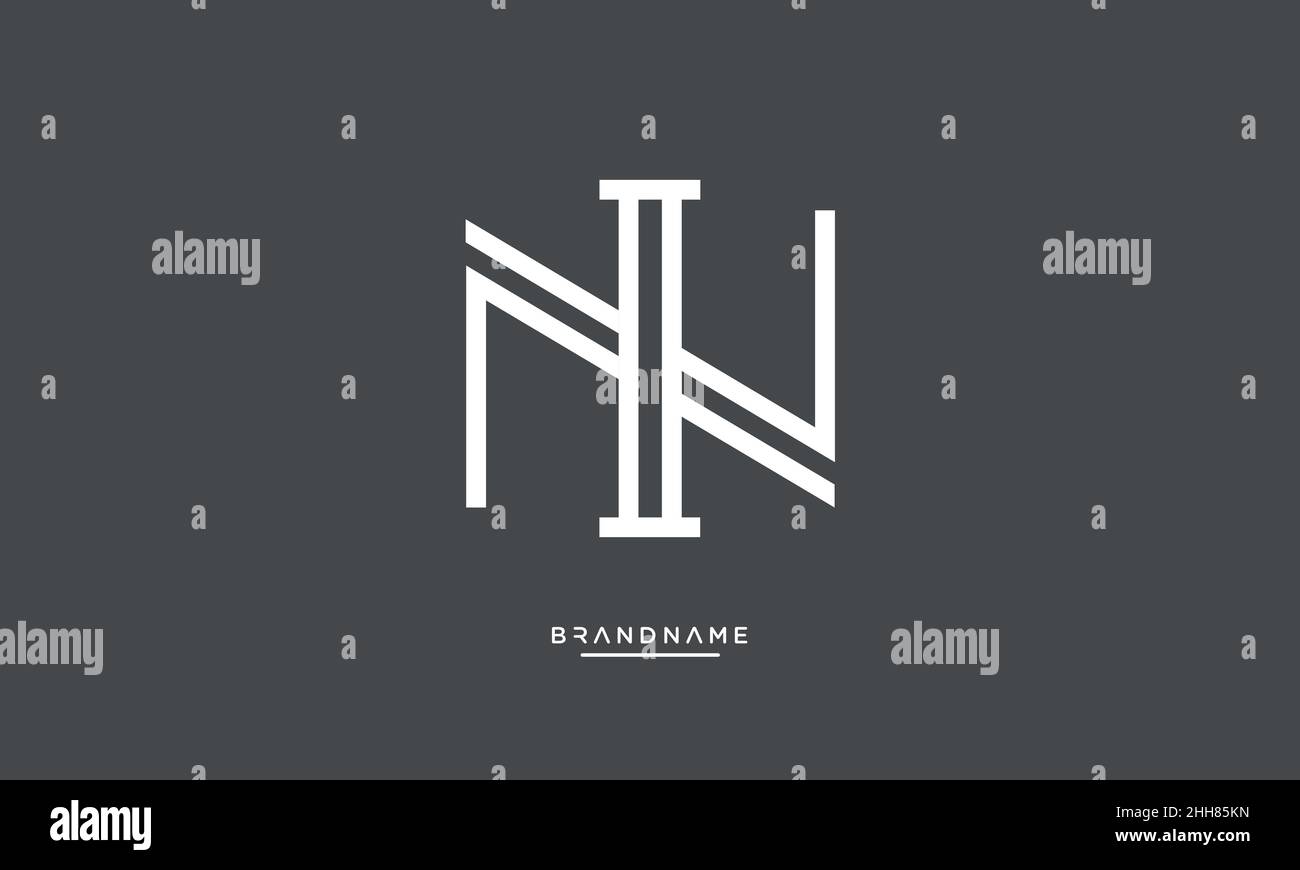 Alphabet Letters NI, IN Logo Emblem Monogram Stock Vector Image & Art Alamy