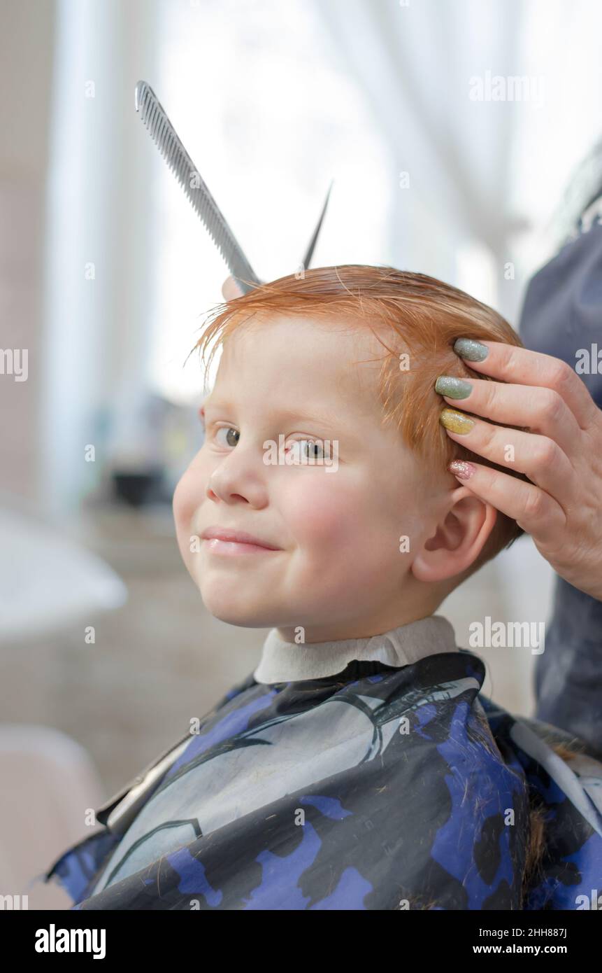 Years|barber|boy|caucasian hi-res stock photography and images - Alamy