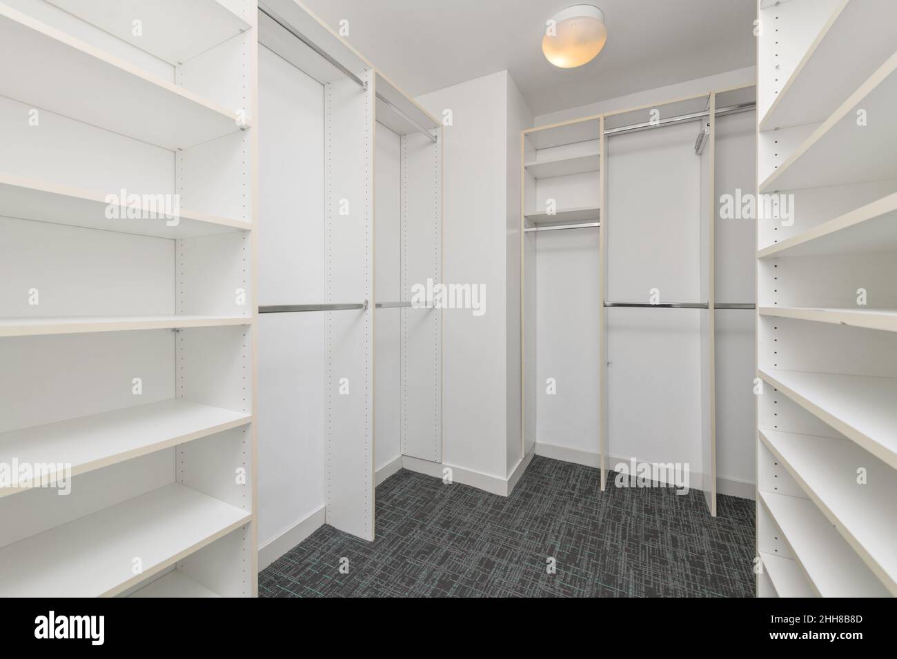 Residential Interior - Closet Stock Photo