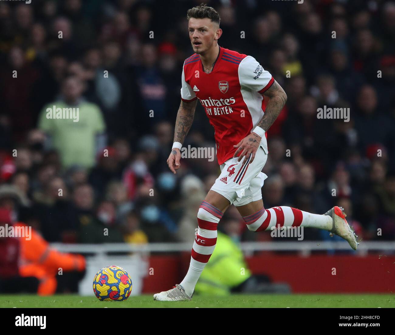 LONDON ENGLAND JANUARY 23 Benjamin White Of Arsenal During The london-england-january-23-benjamin-white-of-arsenal-during-the