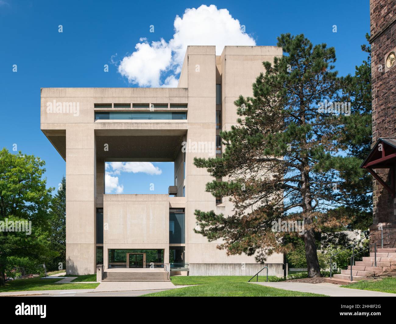 Herbert Johnson Museum of Art designed by I.M. Pei Stock Photo Alamy