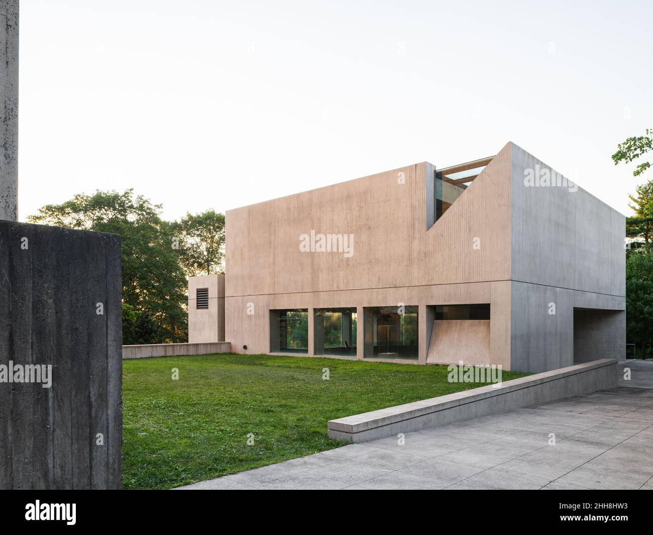 Herbert Johnson Museum of Art designed by I.M. Pei Stock Photo Alamy