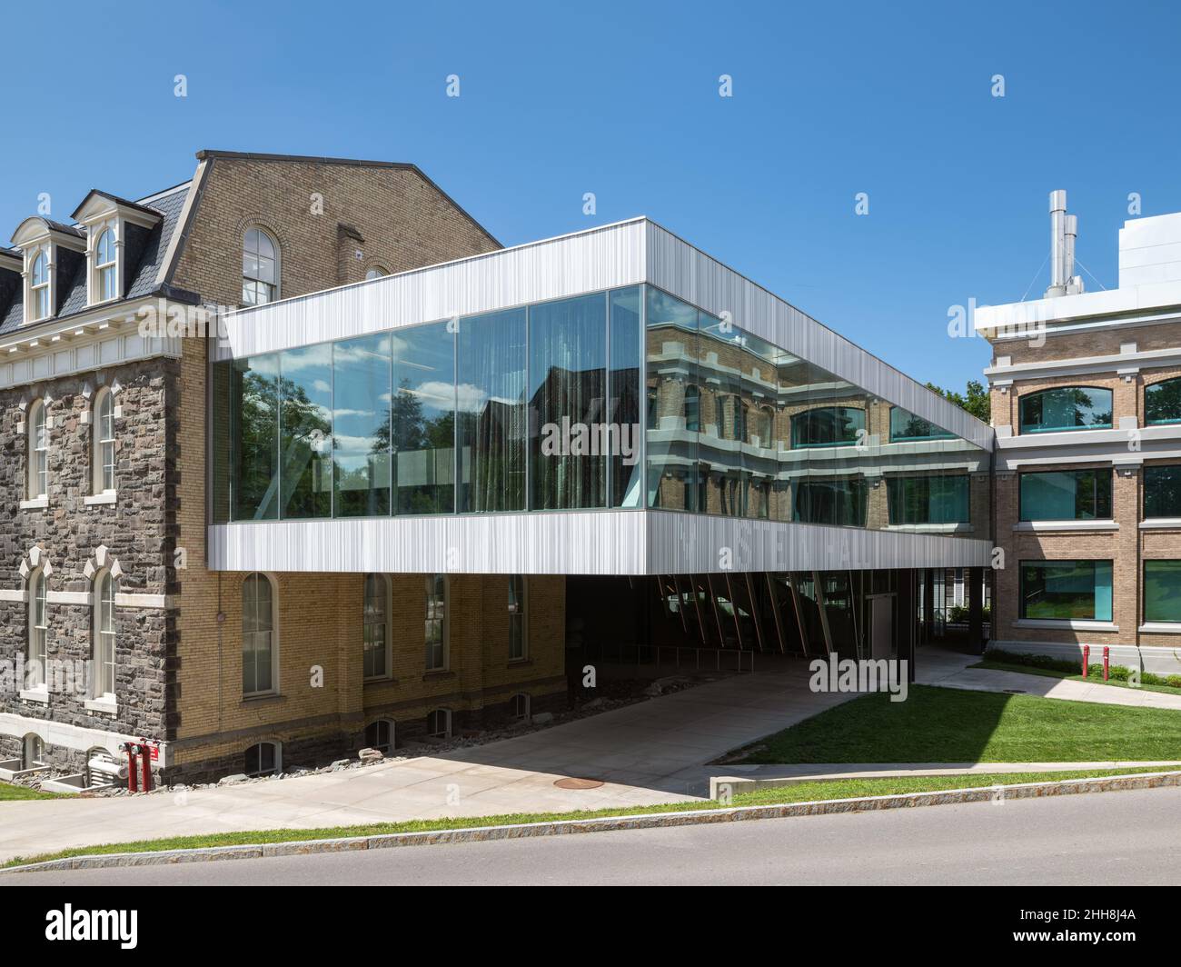 Milstein Hall at Cornell University designed by Rem Koolhaas Stock