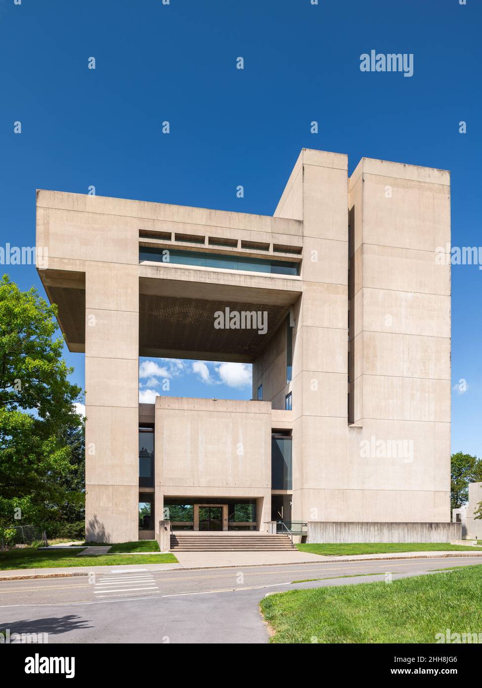 Herbert Johnson Museum of Art designed by I.M. Pei Stock Photo Alamy