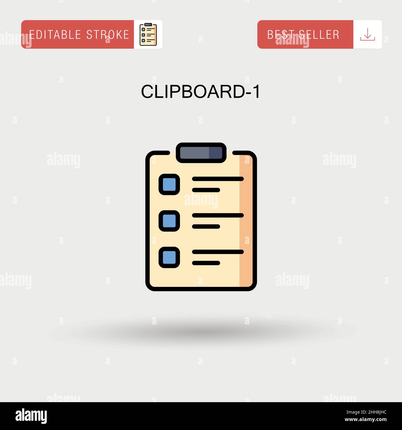 Female writing clipboard Stock Vector Images Alamy