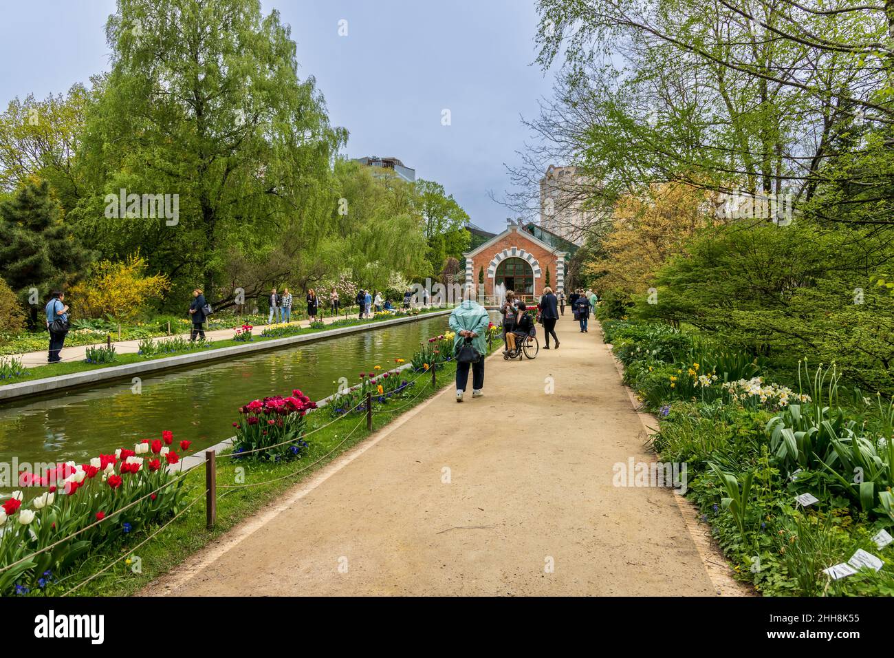 Botanical Garden of Moscow State University Apothecary Garden Stock Photo