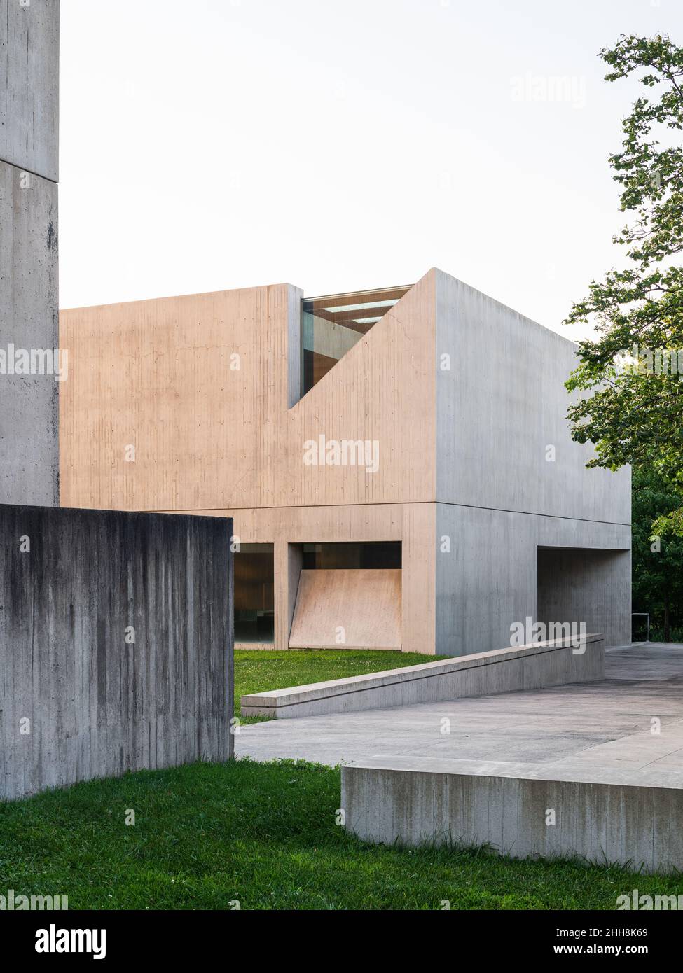 Herbert Johnson Museum of Art designed by I.M. Pei Stock Photo Alamy